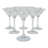 Set de six verres à martini