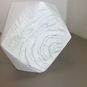 Set of 2 Original OP Art Biscuit Porcelain Vases by AK Kaiser, Germany, 1970s