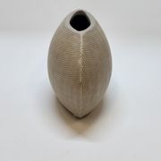 Vase lentille en céramique beige