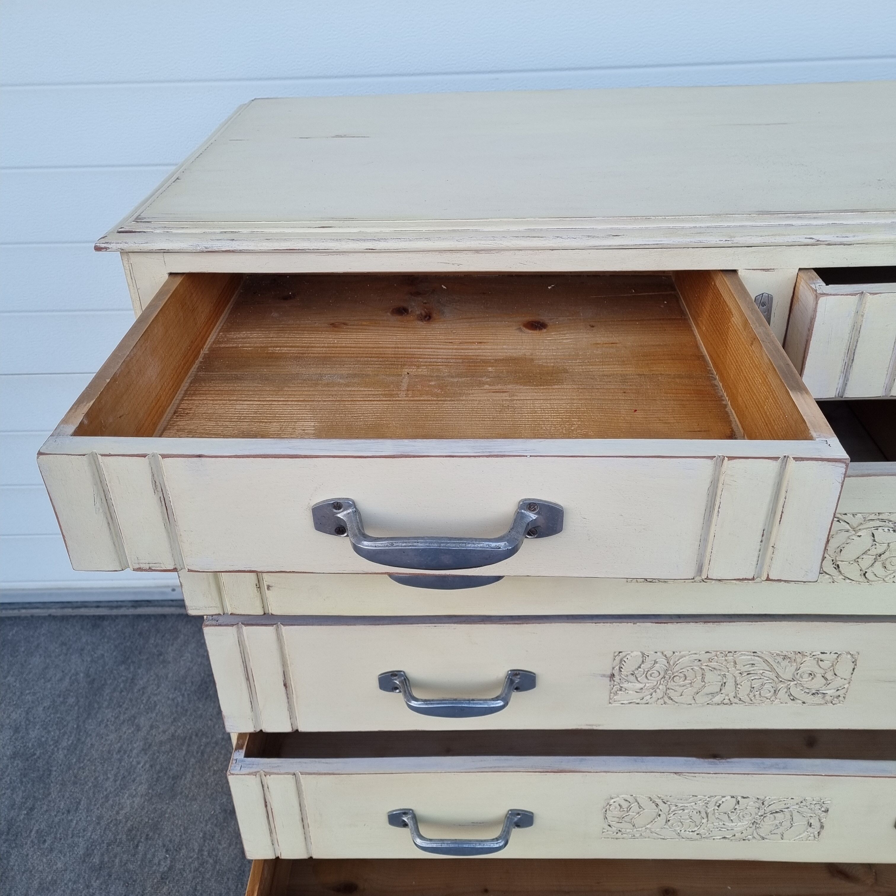 Patinated furniture of mercerie 30s