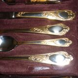 Besteke SBS Solingen housewives case in nickel chrome and gold gold