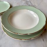 Trio of water green dishes