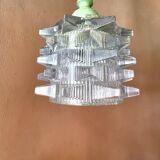 Small glass ceiling lamp for bedroom