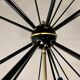 Black Sputnik Ceiling Lamp,  stilnovo 1949