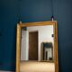 Old mirror 148.5cm/115.5cm mercury glass