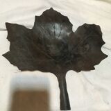 Empty metal maple leaf pocket