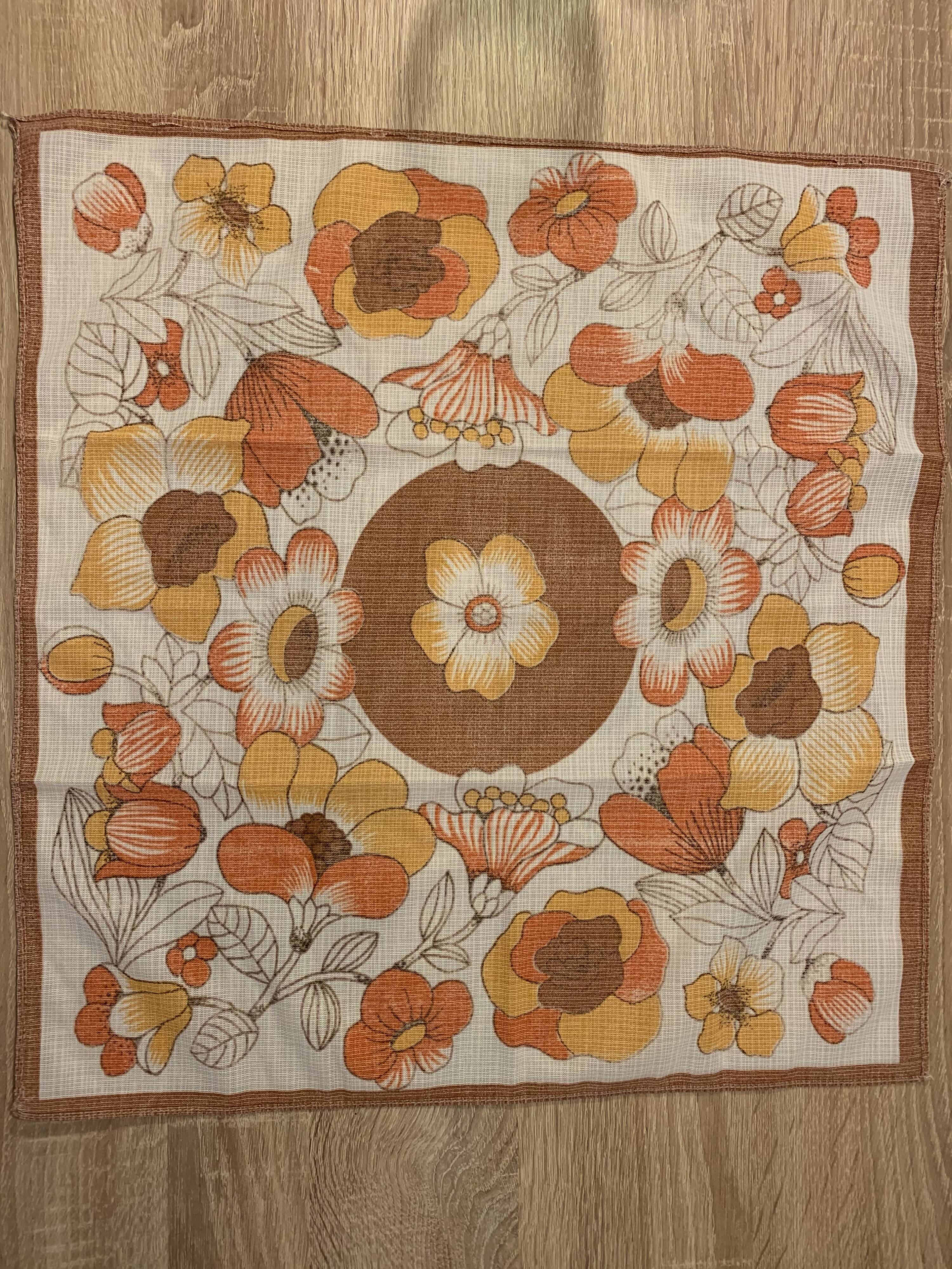 Lot 6 serviettes vintage