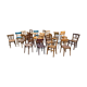 Lot 25 chaises bistrot restaurant bois courbé vintage