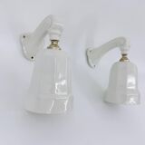 Art Deco porcelain wall lights
