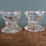 Reims glass candle holder