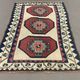 Old Turkish Kazak rug 129x98 cm vintage tribal