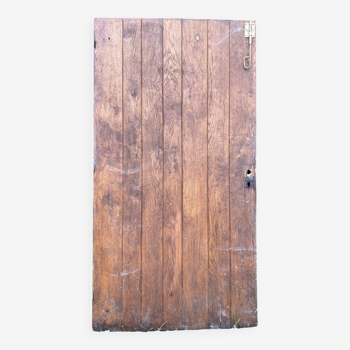 Old solid oak castle door