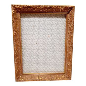 Gilded wood photo frame