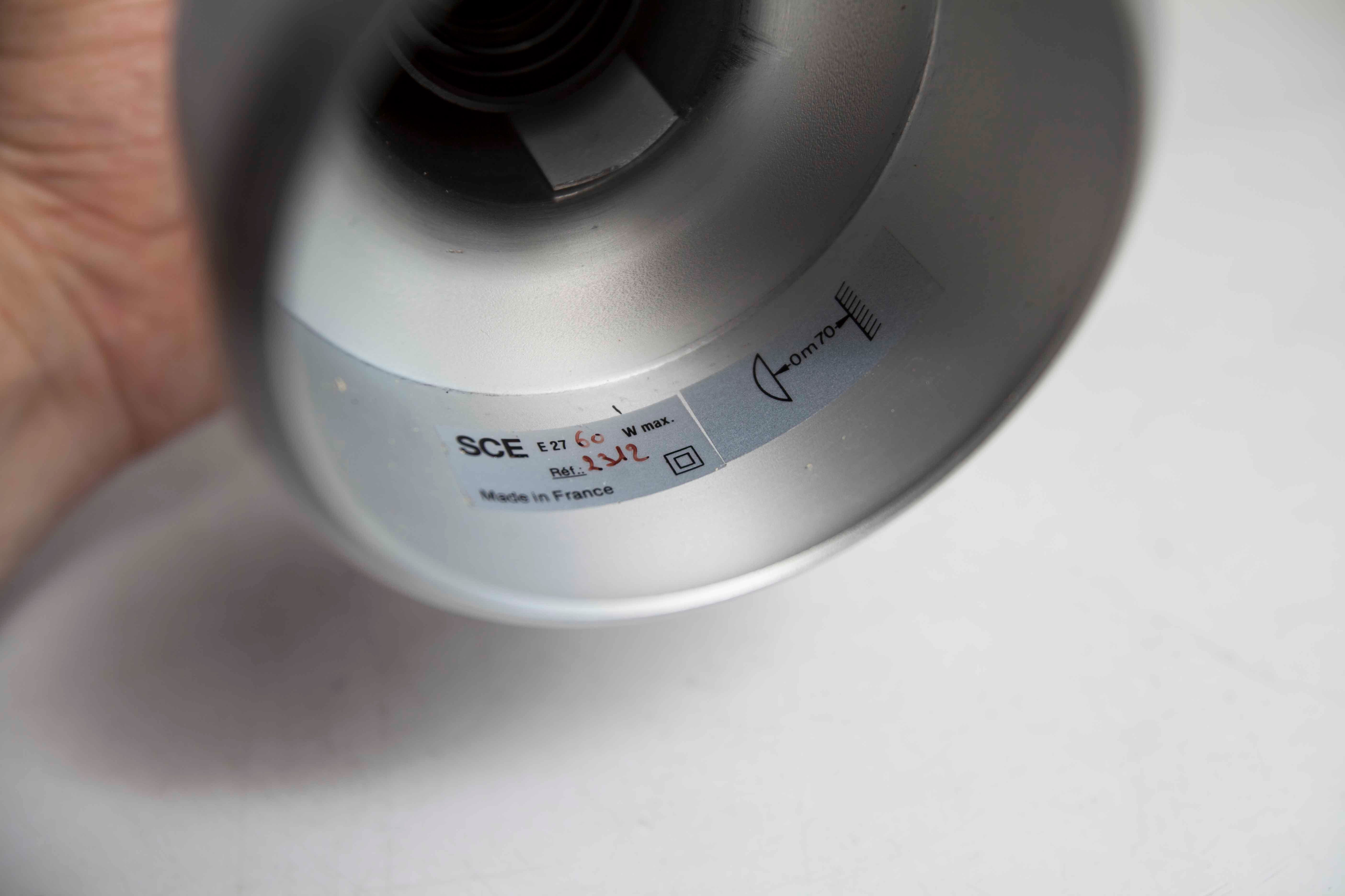 Pair of wall lamps SCE 1970 aluminium ref 2312