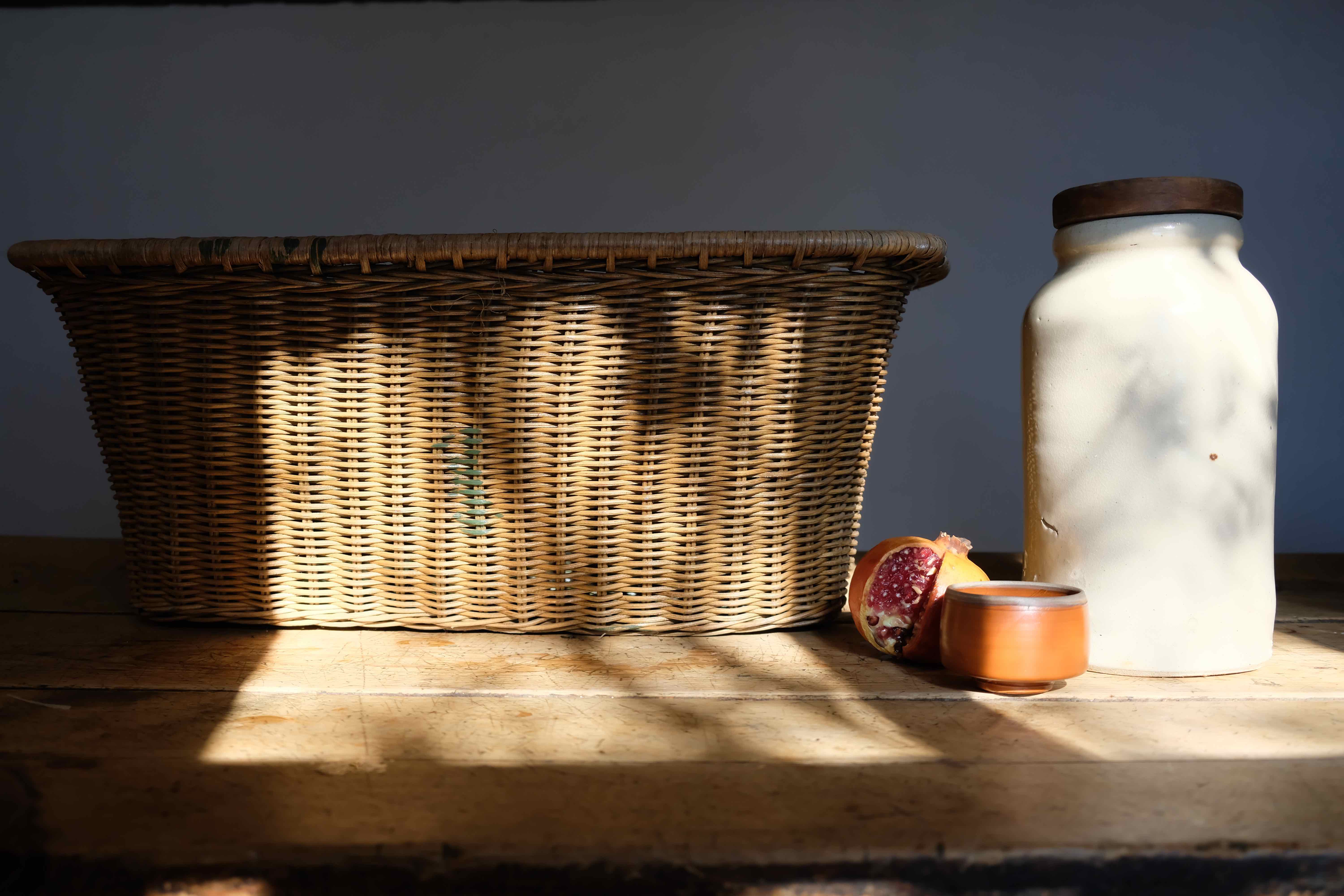 Provence Wicker laundry basket