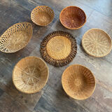 Wall composition of baskets