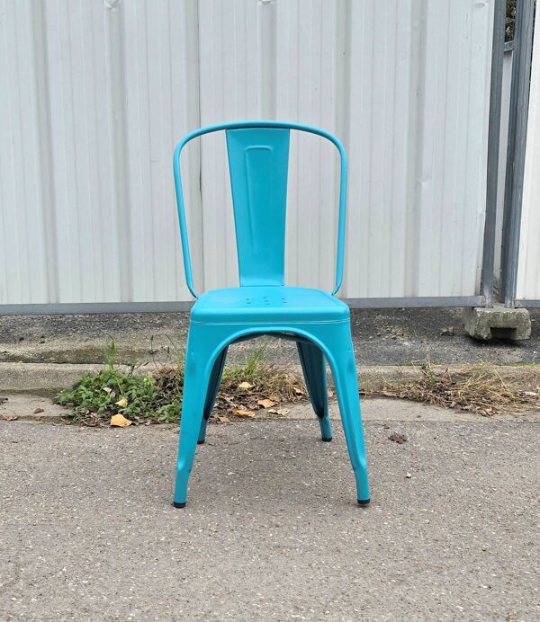 Suite de 6 chaises de jardin Tolix