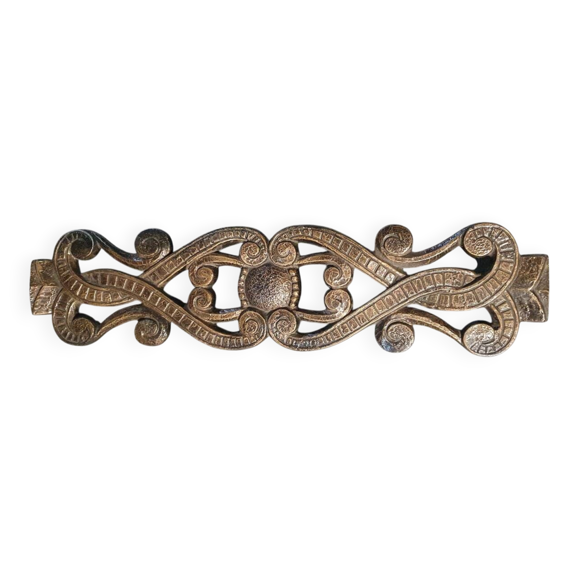 84 cm vintage brutalist door handle aluminium 1970s xxl Humberg