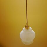 Opaline tulip pendant light