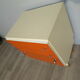 Meuble d'appoint vintage orange