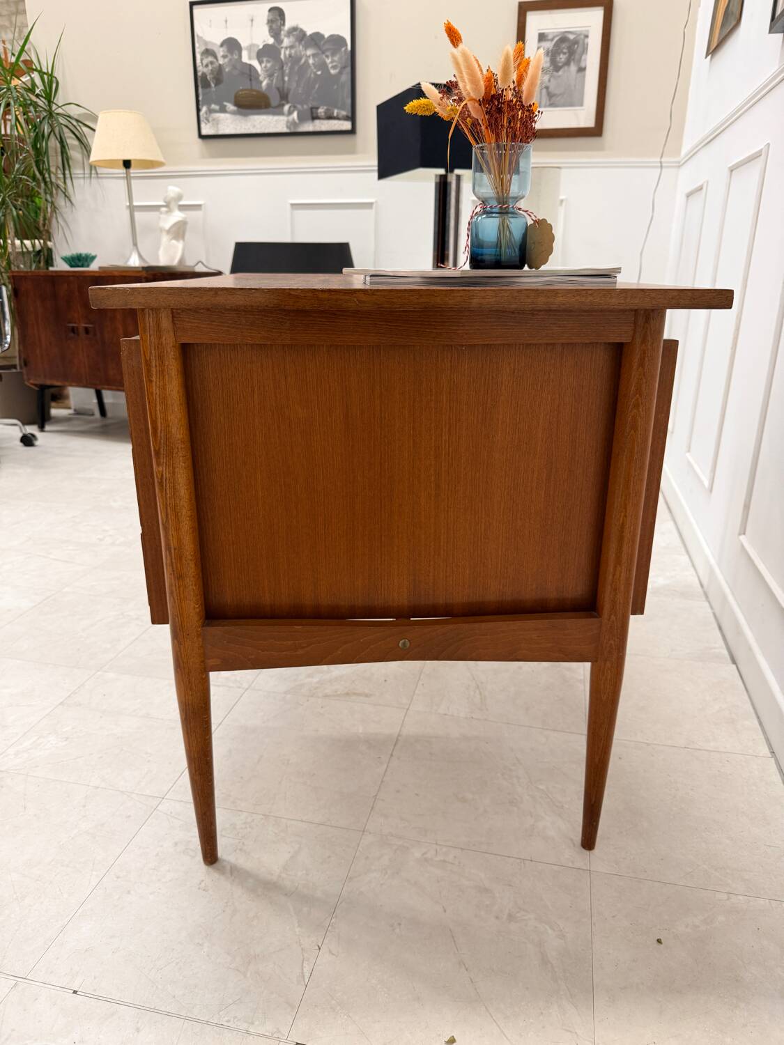 Scandinavian teak desk