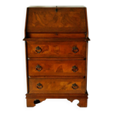 20th century walnut sloping secretary