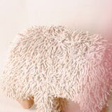 Wooden sheep bench