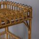 Vintage 1960s Italian-design bamboo bar cart