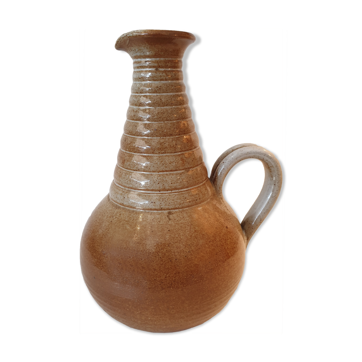 Pichet vase en grès émaillé vintage