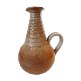 Pitcher vase in vintage enamelled stoneware