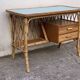 Vintage rattan desk 1960