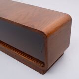 Oak Wood Hanging Cabinet, 1960s