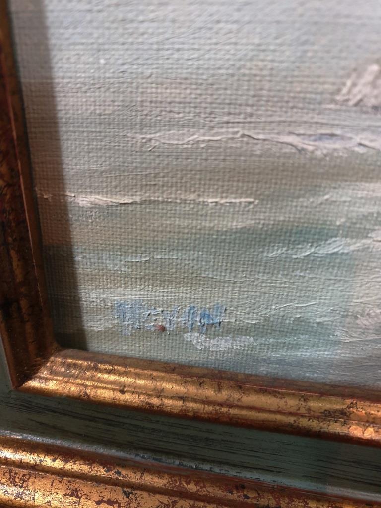 Table - Oil on canvas - Marine