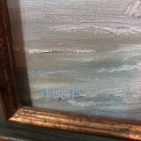 Table - Oil on canvas - Marine