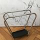 Porte-parapluie acier chromé vintage