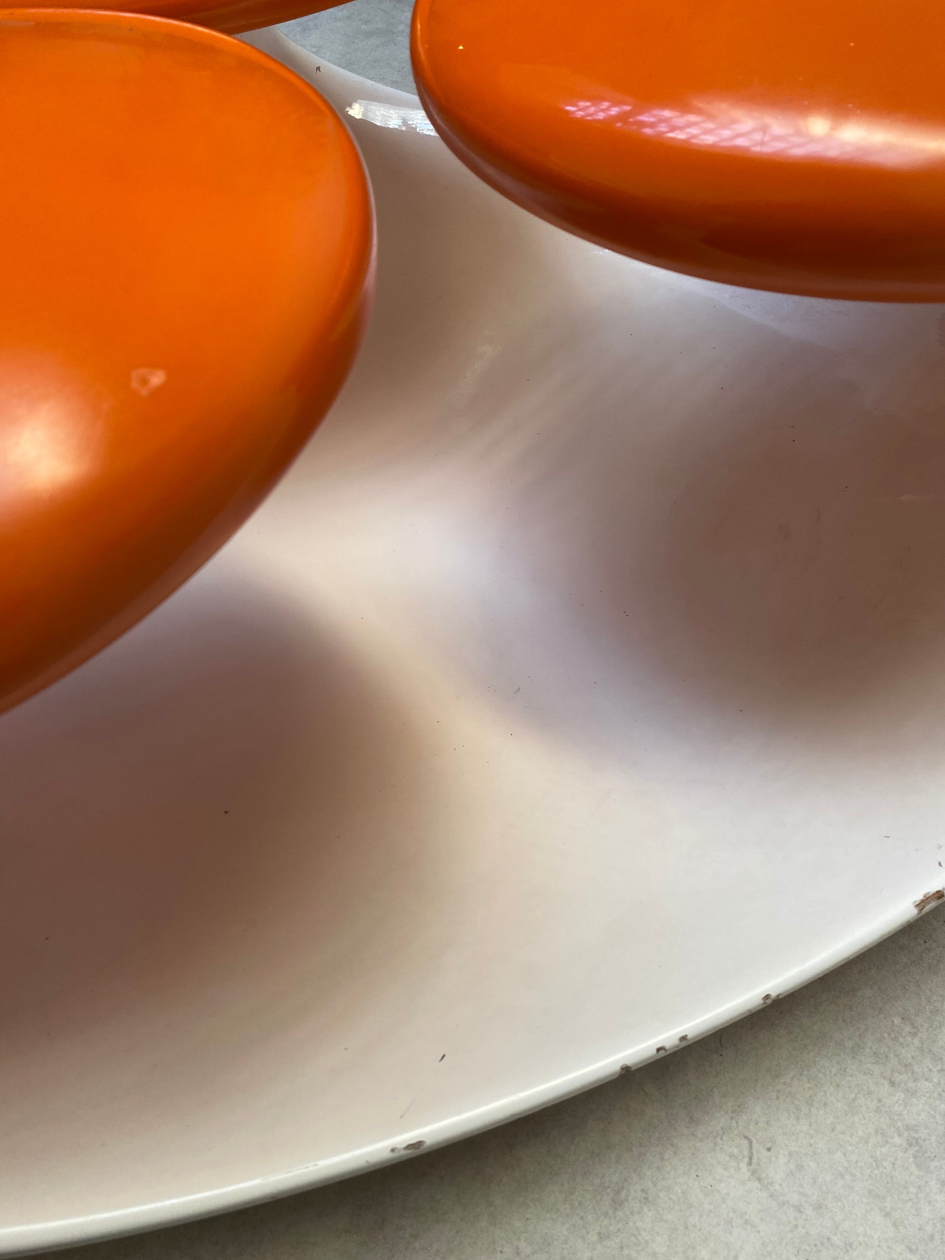 Vintage resin bench 1970