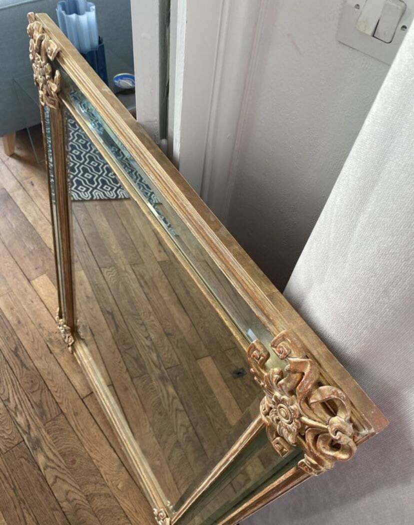 Miroir bois doré