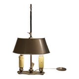 Lampe bouillotte argentée