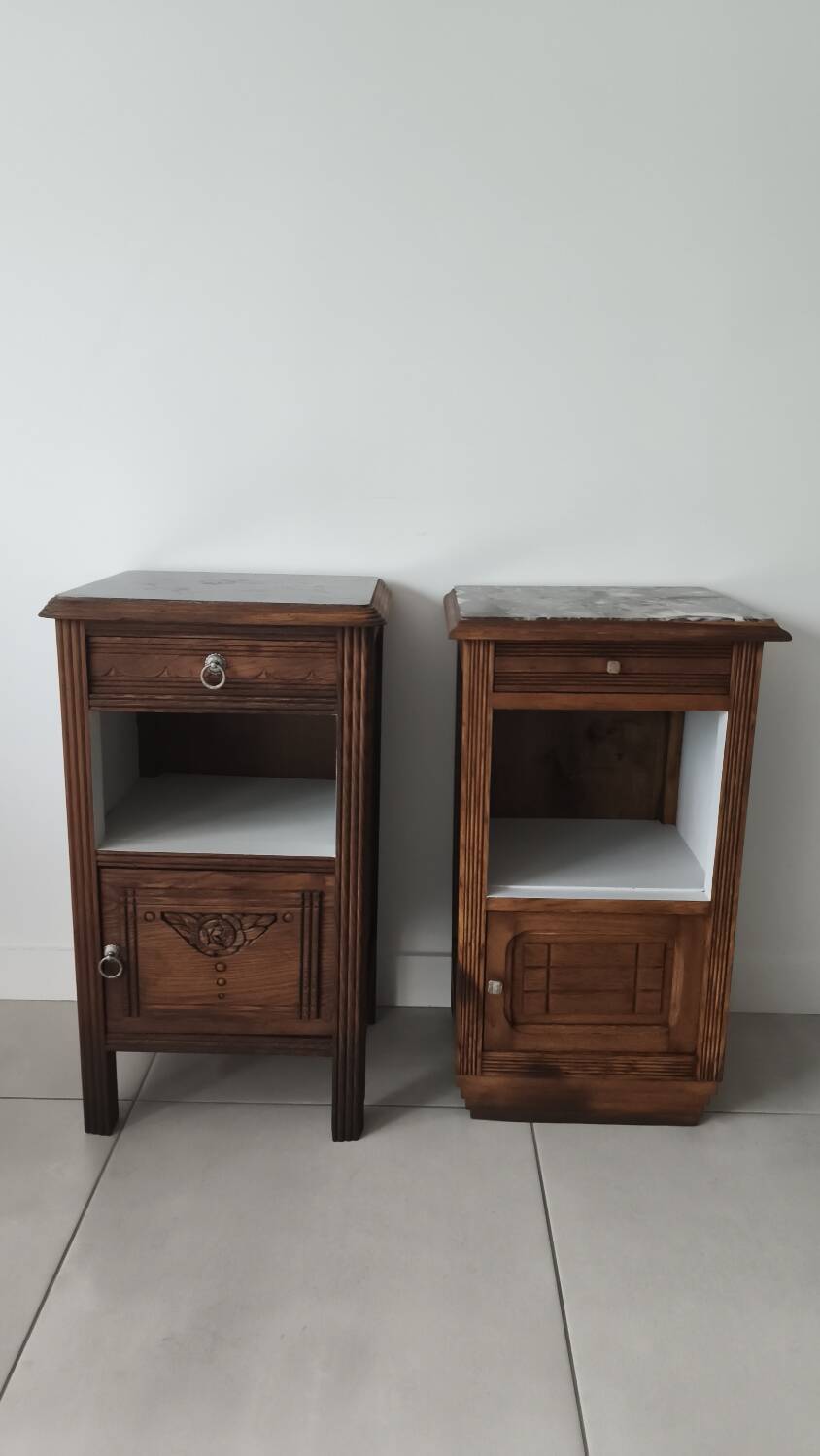 Art Deco bedside tables