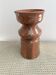 Glazed terracotta vase
