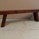 Brutalist oak bench 1960's