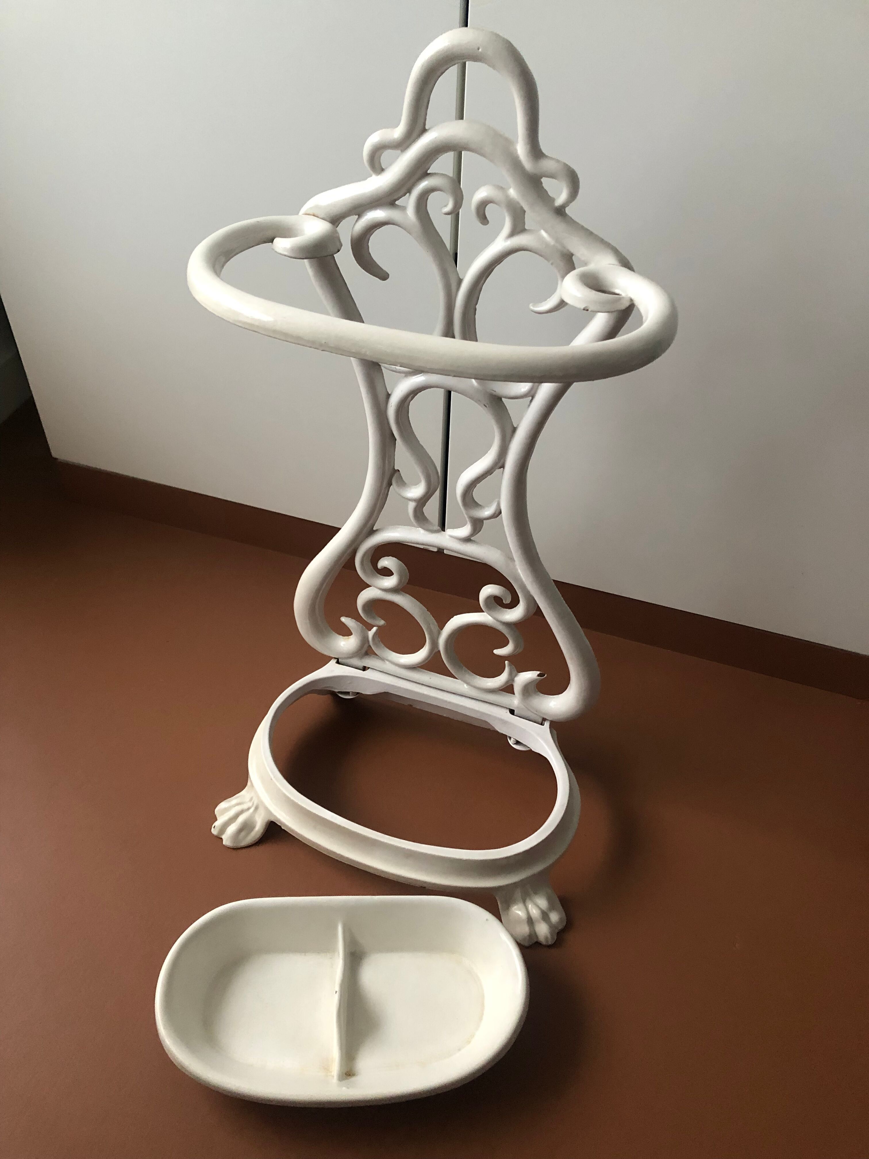 Old cast iron umbrella holder