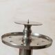 XXL vintage Art Deco candlestick - Chrome brass - Classic shape - Italy 1930s
