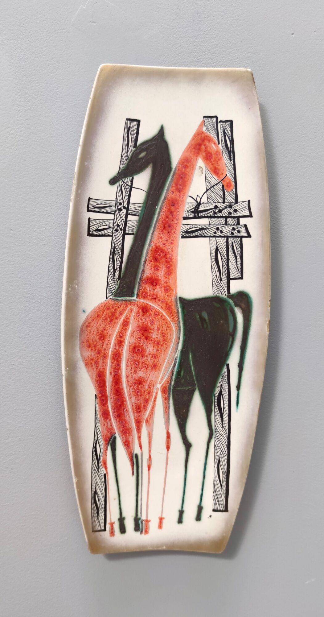 Vintage ceramic centerpiece / catchall / decorative piece by petucco & tolio, italy