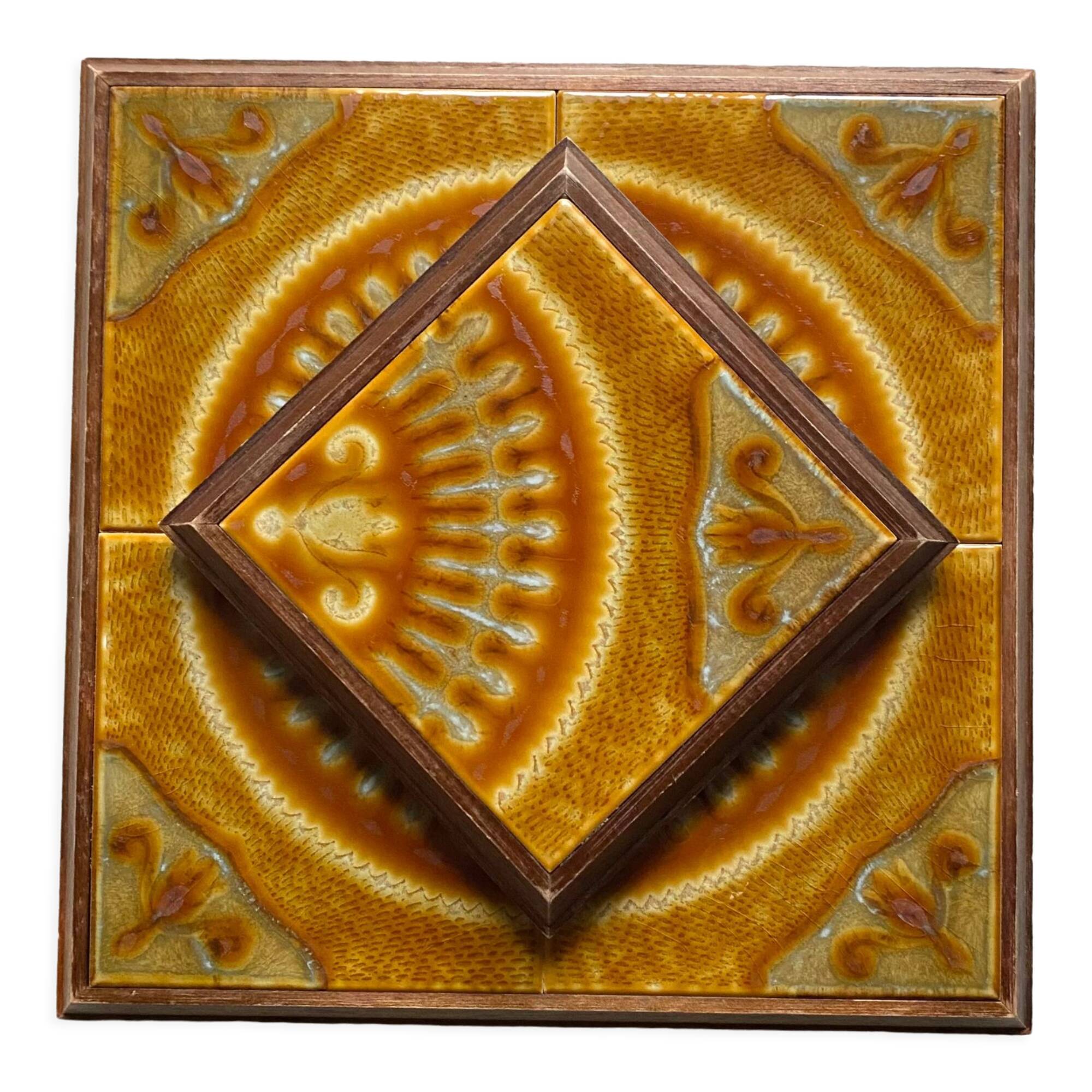Vintage ceramic trivet