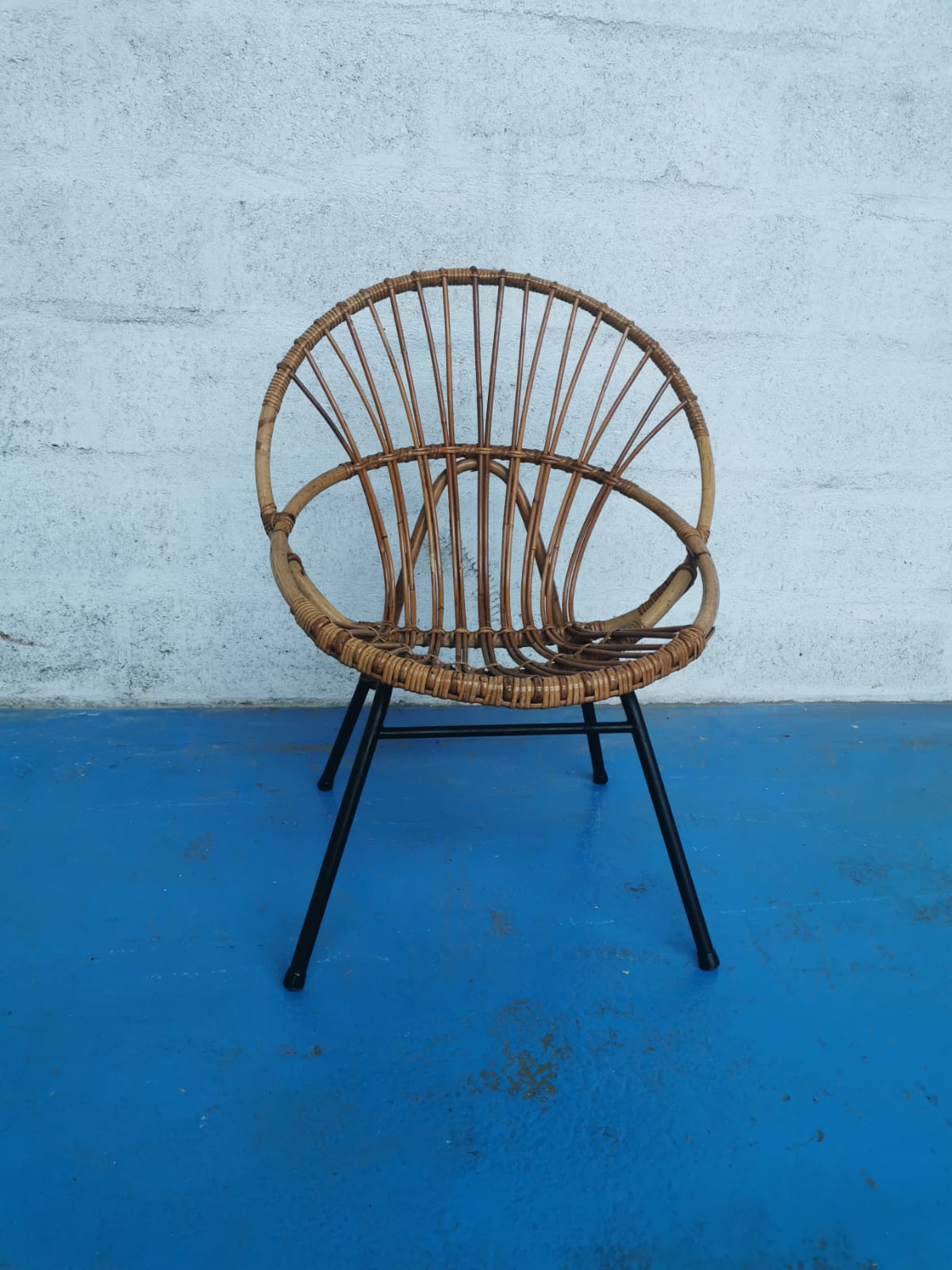 Rattan armchair 1960