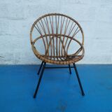 Rattan armchair 1960