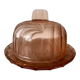 Antique glass cheese dome