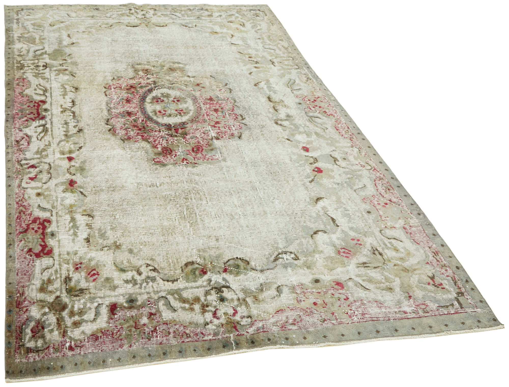 Handmade carpet, Turkish, 1980s, 200x308 cm, grey