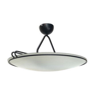 Glass saucer pendant light Ø45